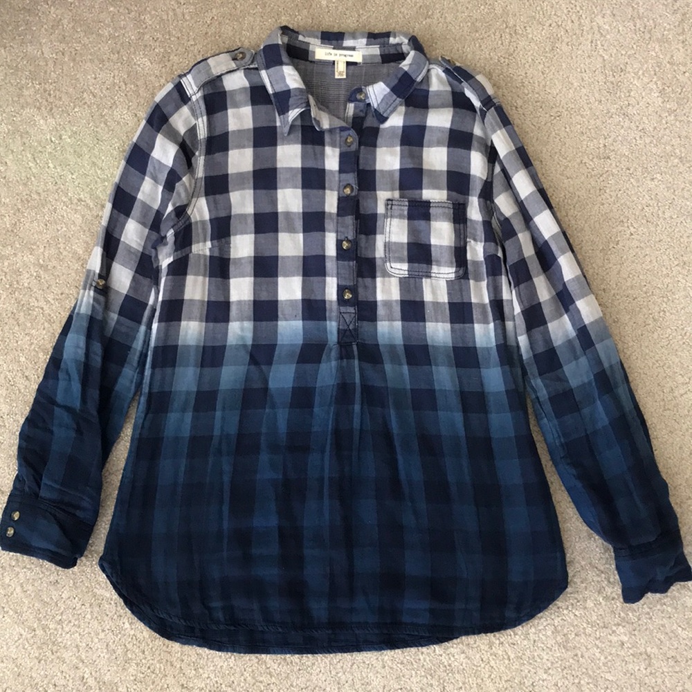 Life in progress check shirt